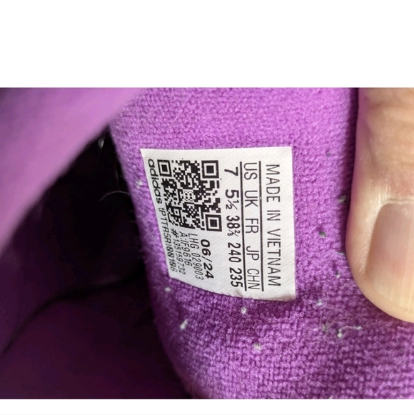 Adidas Campus 00s Women's Size 7 Purple Suede Skate Walking Shoes Casual Comfort - Picture 8 of 8